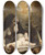 Triptych art skateboard deck of Henry Fuseli The Nighthag Visiting Lapland Witches by Henry Fuseli (1741-1825)