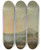 Triptych art skateboard deck of Richard Wilson Ciceros Villa And The Gulf Of Pozzuoli by Richard Wilson (1714-1782)
