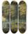 Triptych art skateboard deck of Flemish School Bosky Landscape With Figures_1 by Flemish School
