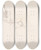 Triptych art skateboard deck of Erasmus Von Engert Sketchbook Drawings Pl6 by Erasmus Von Engert (1796-1871)