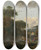 Triptych art skateboard deck of Nicolaes Pietersz Berchem A Landscape With Figures by Nicolaes Pietersz Berchem (1620-1683)