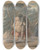 Triptych art skateboard deck of Henry William Bunbury Falstaff Carrying Dead Hotspur by Henry William Bunbury (1750-1811)