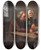 Triptych art skateboard deck of Elisabeth Jerichau Baumann En Ung Pige Lser Op Af Bibelen by Elisabeth Jerichau Baumann (1819-1881)