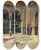 Triptych art skateboard deck of Mariano Fortuny Marsal The Slaying Of The Abencerrajes by Mariano Fortuny Marsal (1838-1874)