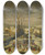 Triptych art skateboard deck of Jacob Grimmer The Massacre Of The Innocents by Jacob Grimmer (1525-1590)