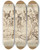 Triptych art skateboard deck of Rembrandt Van Rijn Satire On Art Criticism by Rembrandt Van Rijn (1606-1669)