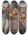Triptych art skateboard deck of Paula Modersohnbecker Still Life With Apples And Bananas by Paula Modersohn-Becker (1876-1907)