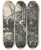 Triptych art skateboard deck of Vilmos Abanovk Procesia Vo Felsbnyi by Vilmos Aba Novak (1894-1942)