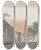 Triptych art skateboard deck of Adrianus Eversen Gezicht Op Een Straatje Te Harderwijk by Adrianus Eversen (1818-1897)