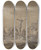 Triptych art skateboard deck of Thomas De Keyser Crucifixion by Thomas de Keyser (1596-1667)