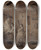 Triptych art skateboard deck of Otto Howen Familie In Boereninterieur by Otto Howen (1774-1848)