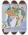 Triptych art skateboard deck of Georges Valmier Nature Morte_4 by Georges Valmier (1885-1937)
