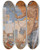 Triptych art skateboard deck of Alexander Rothaug Apollo Sending Out The Plague Arrows by Alexander Rothaug (1870-1946)