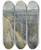 Triptych art skateboard deck of Dorothy Richmond The Viaduct Waikoau by Dorothy Richmond (1861-1935)