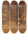 Triptych art skateboard deck of Albin Egger Lienz Inneres Der Johanneskirche In Mnchen by Albin Egger Lienz (1868-1926)