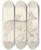 Triptych art skateboard deck of Sir Edwin Henry Landseer A Herd Of Deer Grazing In A Park by Sir Edwin Henry Landseer (1802-1873)