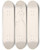 Triptych art skateboard deck of Erasmus Von Engert Sketchbook Drawings Pl9 by Erasmus Von Engert (1796-1871)