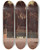 Triptych art skateboard deck of Santiago Rusiol The Landing Stage by Santiago Rusinol (1861-1931)