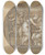 Triptych art skateboard deck of Anton Raphael Mengs Oedipus Before The Temple Of The Furies Between His Daughters Antigone And Ismene by Anton Raphael Mengs (1728-1779)
