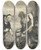 Triptych art skateboard deck of Thodule Ribot Job Berated By His Wife And Three Friends by Theodule Ribot (1823-1891)