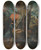 Triptych art skateboard deck of Follower Of Hieronymous Bosch Temptation Of Saint Anthony by Follower Of Hieronymous Bosch (1450-1516)