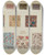 Triptych art skateboard deck of Charlotte Winter Textiles In Patchwork Quilt by Charlotte Winter (20-)