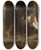 Triptych art skateboard deck of Eastman Johnson Negro Boy by Eastman Johnson (1824-1906)