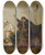 Triptych art skateboard deck of Thomas Couture Pierrot In Criminal Court by Thomas Couture (1815-1879)