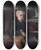 Triptych art skateboard deck of Henry Farr Portrait De Gabriel Faur 18451924 Compositeur by Henry Farre (1871-1934)