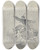 Triptych art skateboard deck of Theodor Von Holst Mephistopheles On A Horse by Theodor Von Holst (1810-1844)