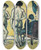 Triptych art skateboard deck of Harald Giersing The Judgment Of Paris by Harald Giersing (1881-1927)