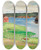 Triptych art skateboard deck of Albert Marquet Pturages Hesnes by Albert Marquet (1875-1947)