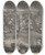 Triptych art skateboard deck of William Hogarth Pit Ticket by William Hogarth (1697-1764)