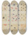 Triptych art skateboard deck of Edith Magnette Printed Quilt Patches by Edith Magnette (20-)
