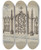 Triptych art skateboard deck of Al Curry Cast Iron Gate And Fence_1 by Al Curry (20-)
