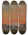 Triptych art skateboard deck of Jan Stanislawski In The Field Sunset In The Ukraine by Jan Stanislawski (1860-1907)