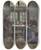 Triptych art skateboard deck of Anton Mauve Larens Binnenhuis by Anton Mauve (1838-1888)