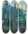 Triptych art skateboard deck of Anton Kerschbaumer Kanal Bei Dmmerung Berlin by Anton Kerschbaumer