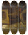 Triptych art skateboard deck of Adolph Tidemand Farm Interior From Skjnne In Numedal by Adolph Tidemand (1814-1876)