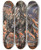 Triptych art skateboard deck of Alfred Ost Alva by Alfred Ost (1884-1945)
