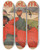 Triptych art skateboard deck of Jean Pesk Lestampe Et Laffiche by Jean Peske (1870-1949)