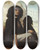 Triptych art skateboard deck of Gustave Courbet Autoportrait Dit Courbet Au Chien Noir by Gustave Courbet (1819-1877)