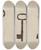 Triptych art skateboard deck of Edna C Rex Keys To John Marshall House_1 by Edna C Rex (1893-1972)