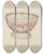 Triptych art skateboard deck of Lillian Causey Bowl by Lillian Causey (20-)