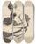 Triptych art skateboard deck of Frederick Porter Sketchbook Of Fred J Porter_6 by Frederick Porter (1883-1944)