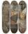 Triptych art skateboard deck of Tadeusz Makowski Children In Front Of A Cage With A Canary by Tadeusz Makowski (1882-1932)