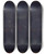 Triptych art skateboard deck of Otto Meyeramden Preparation Overall Composition Ii by Otto Meyer-Amden (1885-1933)