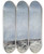 Triptych art skateboard deck of Carl Fredrik Hill Moorland With Carriage by Carl Fredrik Hill (1849-1911)