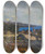 Triptych art skateboard deck of Edward Darley Boit Monte Carlo by Edward Darley Boit (1840-1915)