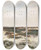 Triptych art skateboard deck of Charles Franois Daubigny The Dunes At Camiers by Charles Francois Daubigny (1817-1878)